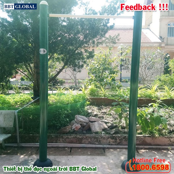 Dự án lắp đặt thiết bị thể dục ngoài trời tại Giồng Trôm, Bến Tre | Xà đơn ngoài trời