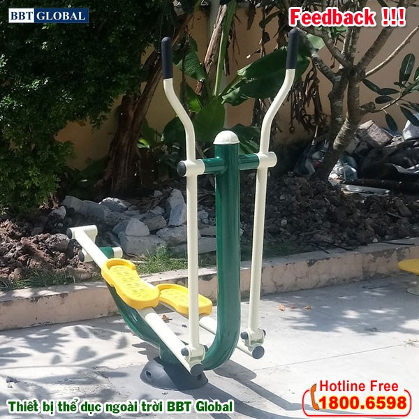 Dự án lắp đặt thiết bị thể dục ngoài trời tại Giồng Trôm, Bến Tre | Dụng cụ tập đi bộ kết hợp lắc tay