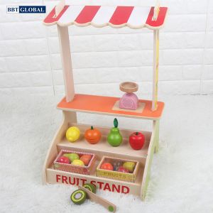 Đồ chơi quầy bán trái cây bằng gỗ MSN15023