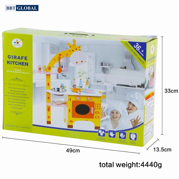 Đồ chơi nấu ăn gỗ chú hươu cao cổ MSN15029