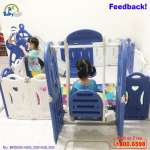 Quây cũi nhựa cho bé gấp gọn BR9505