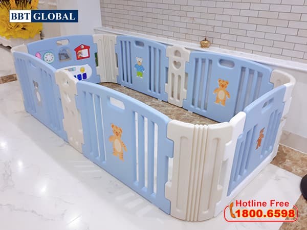 Quây bóng nhựa Hàn Quốc nhập khẩu size 1.16*1.96m có đồ chơi HNP736