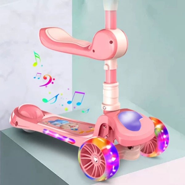 Xe trượt Scooter BBT Global 2 trong 1 có đèn và nhạc SK1306N