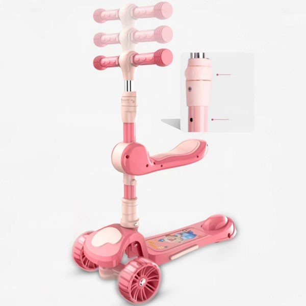 Xe trượt Scooter BBT Global 2 trong 1 có đèn và nhạc SK1306N