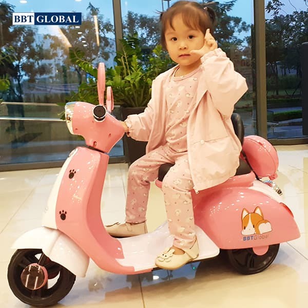 Xe máy điện trẻ em chú chó Puppy BBT-689