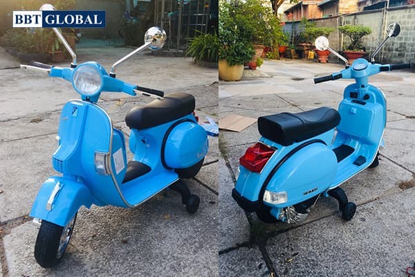 Xe máy điện cho bé gái Bản quyền Vespa cỡ lớn nhất PX150