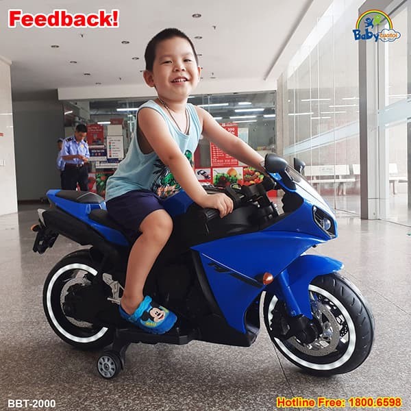 Xe máy điện trẻ em phân khối lớn dáng DUCATI R1 BBT-2000