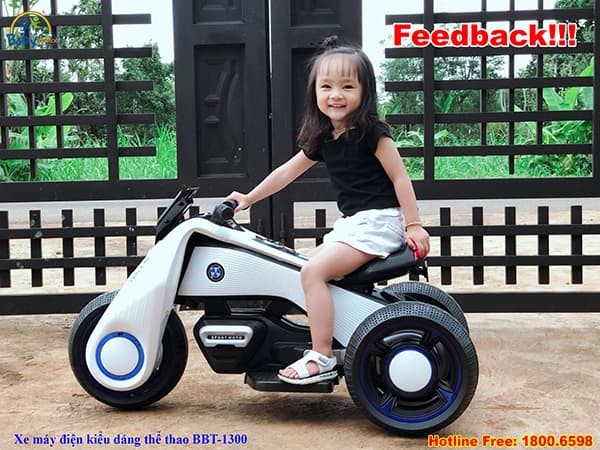 Xe máy điện trẻ em dáng thể thao BBT-1300