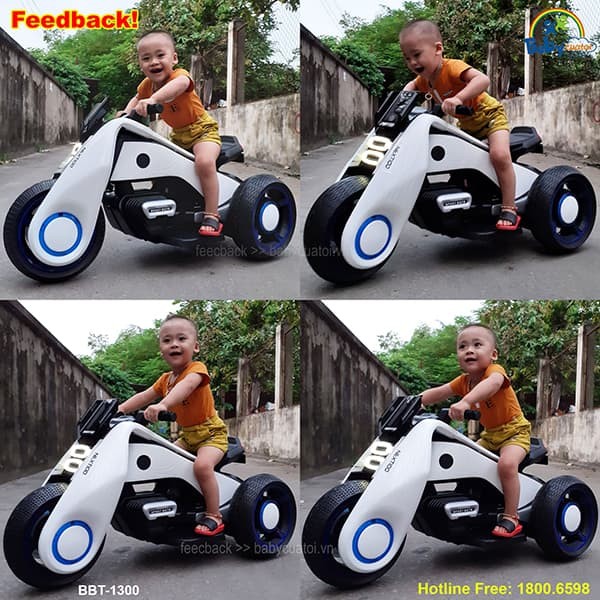 Xe máy điện trẻ em dáng thể thao BBT-1300