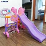 Cầu trượt Hàn Quốc cho bé Hello Kitty 4 trong 1 Y1119