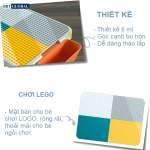 Bộ bàn chơi LEGO đa năng 1 ghế cho bé màu xanh BB104