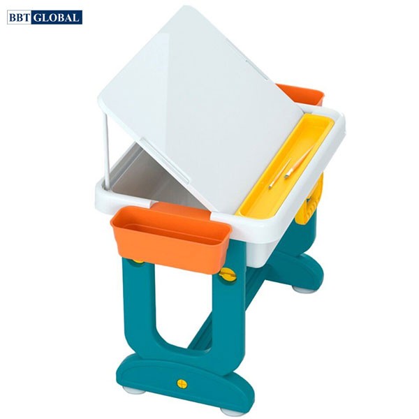 Bộ bàn chơi LEGO đa năng 1 ghế cho bé màu xanh BB104