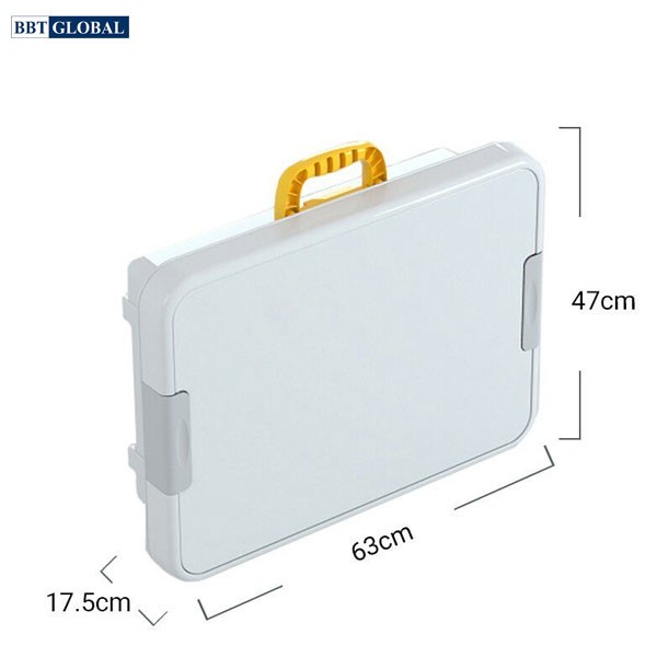Bộ bàn chơi LEGO đa năng 1 ghế cho bé màu xanh BB104