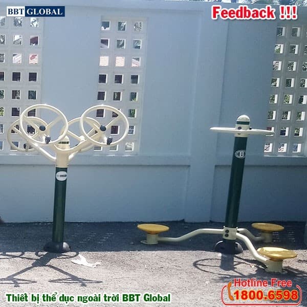 Thiết bị tập tay vai đôi công cộng KXJS-06
