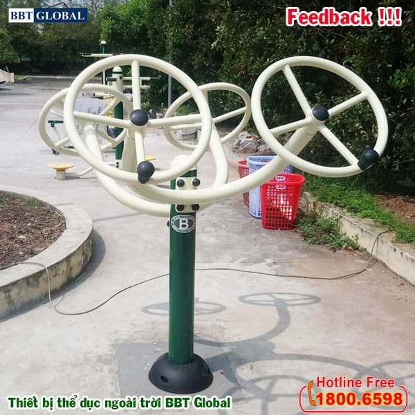 Thiết bị tập tay vai đôi công cộng KXJS-06