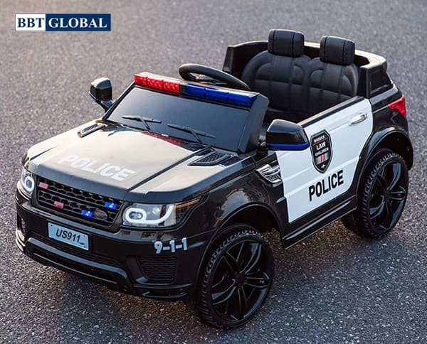 Xe ô tô điện cảnh sát cho bé US911b