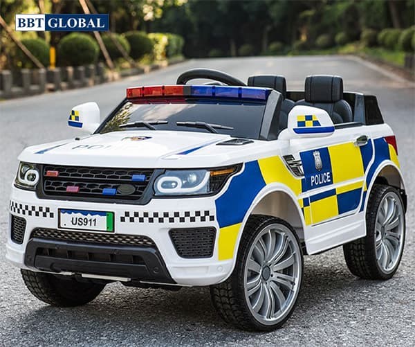 Xe ô tô điện cảnh sát cho bé US911b