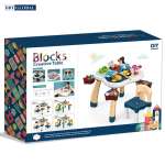 Bộ bàn chơi LEGO đa năng 2 ghế tặng bộ xếp hình 100 chi tiết cỡ lớn 188T-9