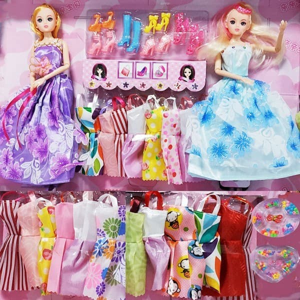 Bộ đồ chơi búp bê cỡ lớn cho bé 358b