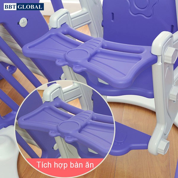 Cầu trượt xích đu hình lâu đài BSL301