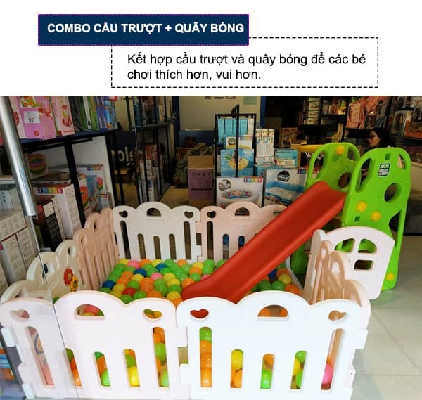 Cầu trượt Hàn Quốc cho bé CHD100