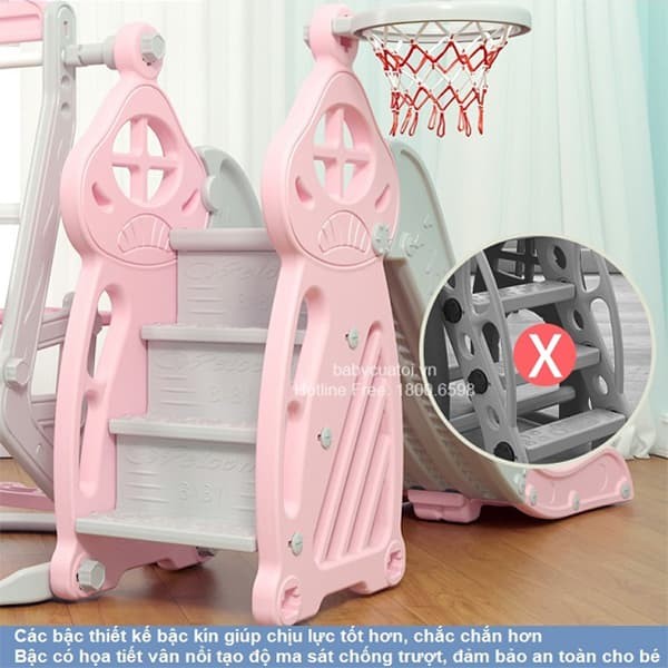 Cầu trượt xích đu cho bé BSL301