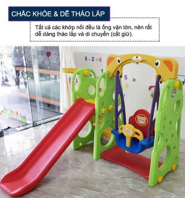 Cầu trượt xích đu Hàn Quốc CHD101