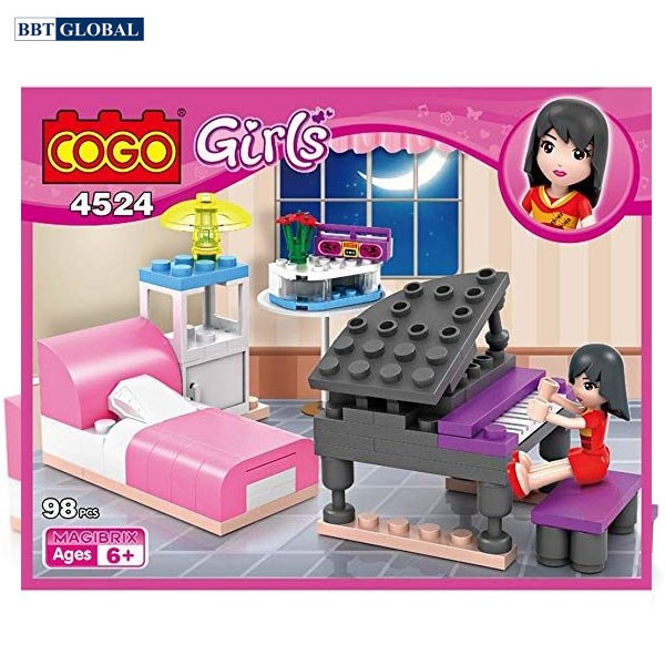 Bộ đồ chơi xếp hình cao cấp đàn piano cho bé CGBX4524