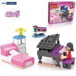 Bộ đồ chơi xếp hình cao cấp đàn piano cho bé CGBX4524