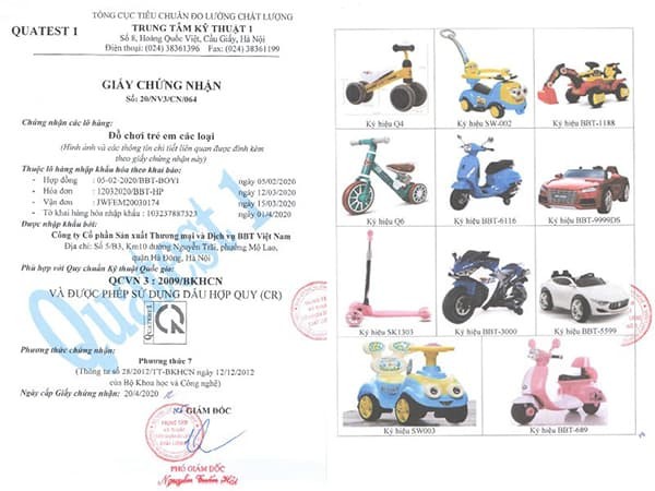 Xe chòi chân 3 bánh thăng bằng cho bé Q6