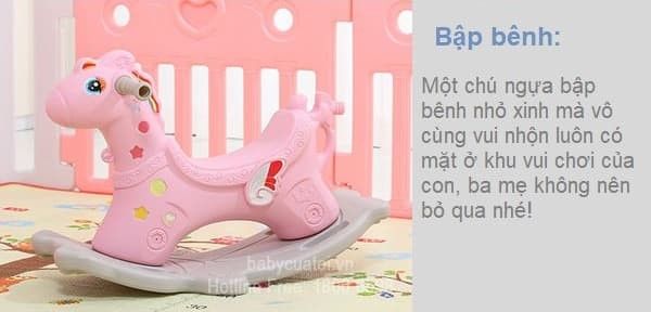 Combo quây bóng cầu trượt xích đu cho bé BSL303
