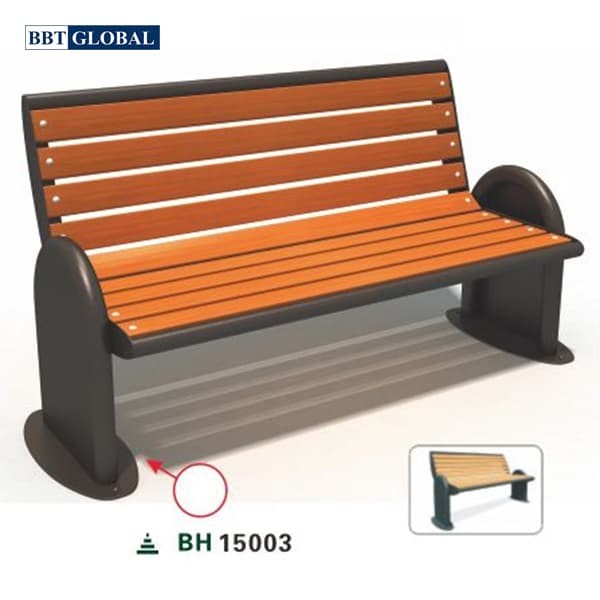 Ghế ngồi công viên nhập khẩu BH15003