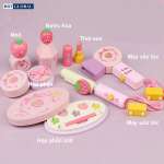 Đồ chơi bàn trang điểm gỗ cao cấp cho bé JYNC006