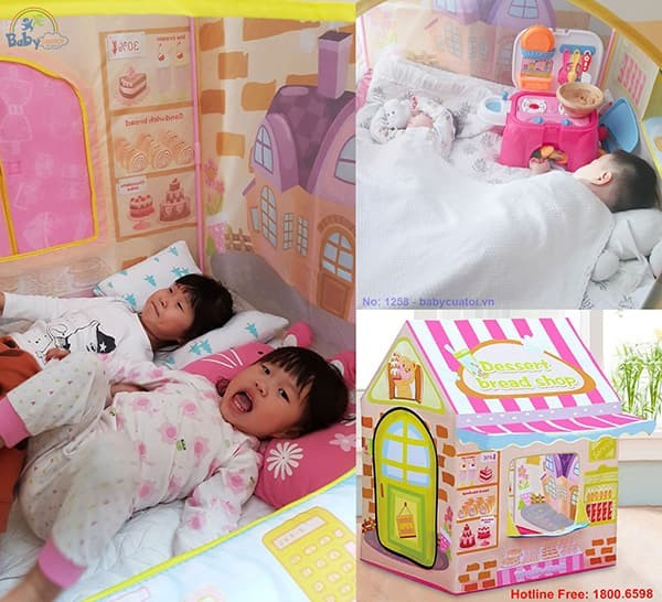 Nhà bóng tiệm bánh ngọt cho bé 1258