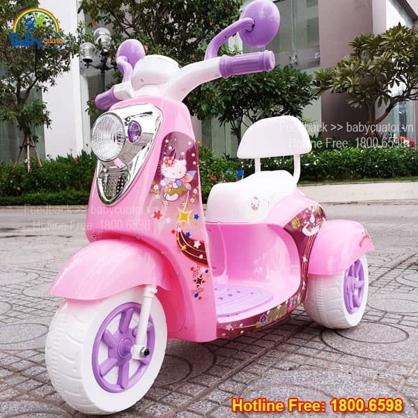 Xe máy điện trẻ em dáng vespa BBT-600