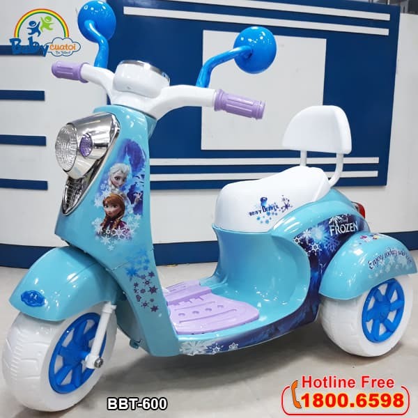 Xe máy điện trẻ em Elsa BBT-600 màu xanh