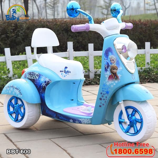 Xe máy điện trẻ em Elsa BBT-600 màu xanh