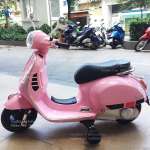 Xe máy điện trẻ em Vespa cỡ lớn nhất cho bé BBT-6116
