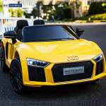 Ô tô điện trẻ em bản quyền AUDI R8 cao cấp màu vàng Audi R8-V