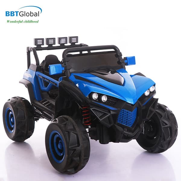 Ô tô điện trẻ em địa hình 4 động cơ xanh dương BBT-3388XD