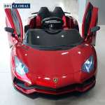 Ô tô điện trẻ em Lamborghini sơn đỏ ghế da bánh cao su BBT-6868CCS