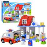 Đồ chơi xếp hình bệnh viện và xe cấp cứu 5173
