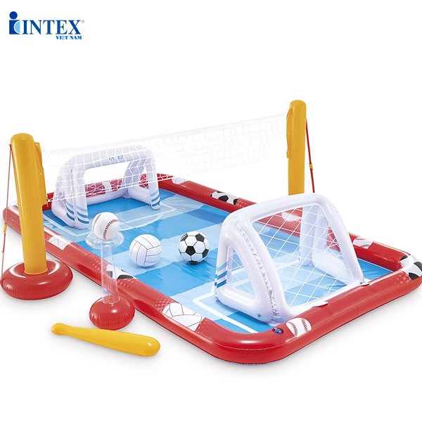 Bể bơi kiêm sân chơi bóng đá 2 trong 1 INTEX 57147