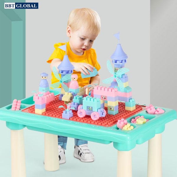 Bộ bàn chơi LEGO đa năng kèm 61 chi tiết xếp hình 669-40
