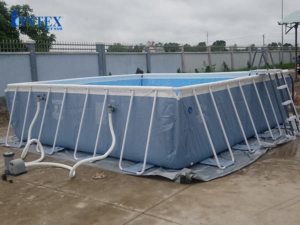 Bể bơi di động lắp ghép khung kim loại