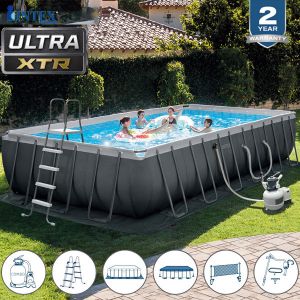 Vỏ hồ bơi khung kim loại 7m32x3m66x132cm (của bể 26364,26368) INTEX 12446