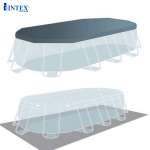 Bể bơi khung kim loại chịu lực cao cấp OVAL PREMIUM dài 5m INTEX 26796