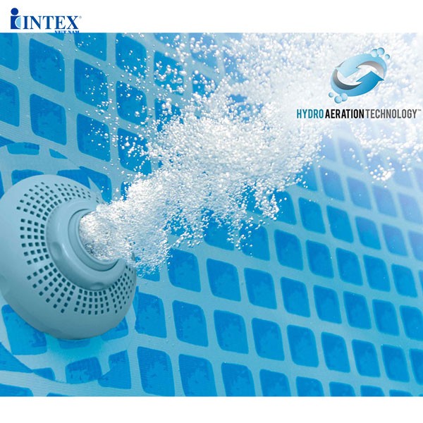Bể bơi khung kim loại chịu lực cao cấp OVAL PREMIUM dài 6m1 INTEX 26798
