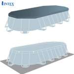 Bể bơi khung kim loại chịu lực cao cấp OVAL PREMIUM dài 6m1 INTEX 26798