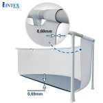 Bể bơi khung kim loại chịu lực cao cấp OVAL PREMIUM dài 6m1 INTEX 26798